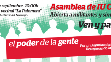 Photo of Convocatoria: Asamblea de IU Córdoba, abierta a militantes y simpatizantes